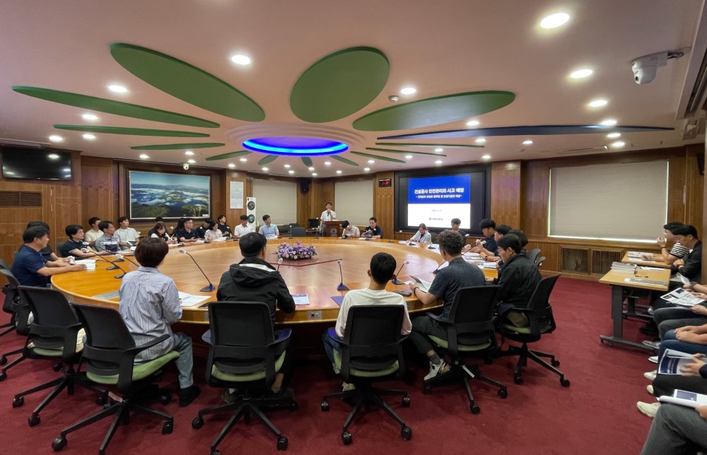 국토안전관리원 호남지역본부, 건설기술인 대상 ‘찾아가는 안전교육’ 실시 전경. (사진=국토안전관리원)