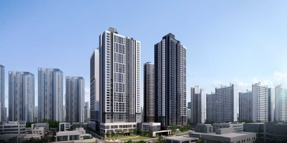 더샵 강동센트럴시티 투시도.(사진=포스코이앤씨)