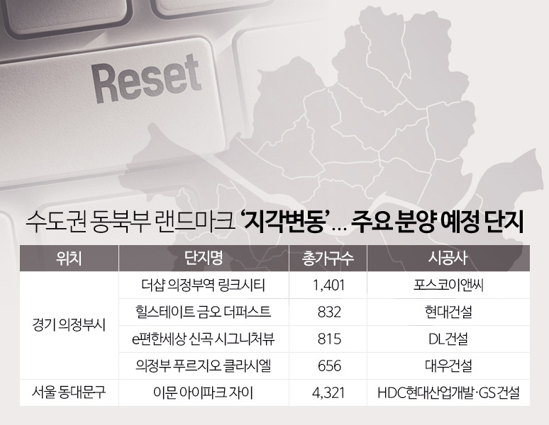 수도권 동북부 랜드마크 지각변동…새 아파트 공급 ‘러시’