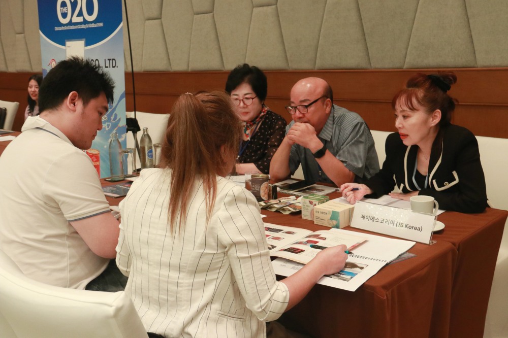 지난 19일, 태국 방콕에서 2023 태국 O2O 무역상담회가 개최됐다.(사진=수협중앙회)