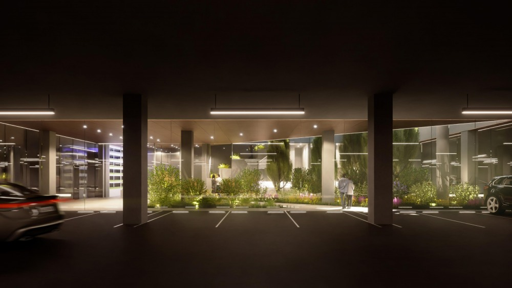 더샵 바이오필릭 지하주차장.(사진=포스코이앤씨)