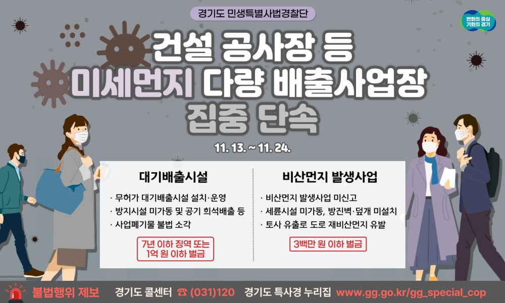 집중 단속 안내