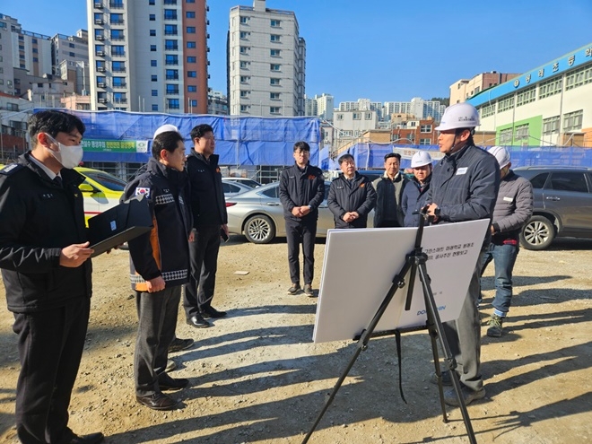 관서장 겨울철 화재예방 현장점검.(제공=부산소방재난본부)
