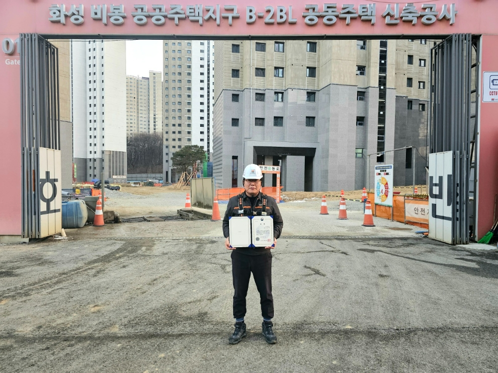 화성비봉 B-2블록의 이규재 소장.(사진=호반건설)