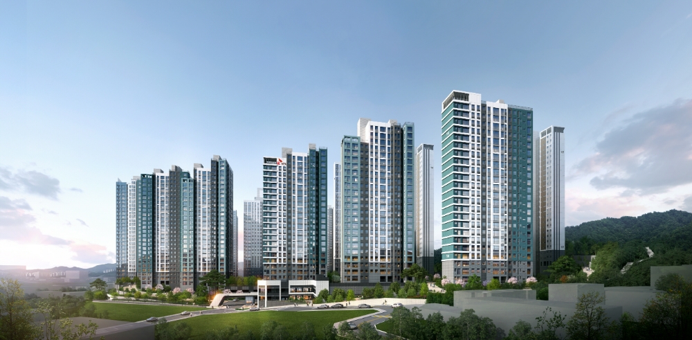 송암공원 중흥S-클래스 SK VIEW 투시도.(사진=중흥건설)