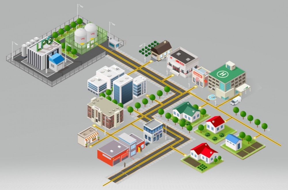 LPG 공급체계도