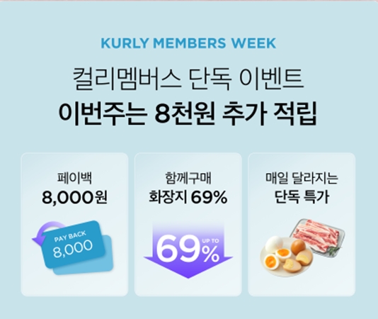 컬리, 컬리멤버스 위크 진행