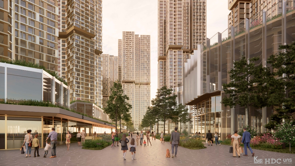 광운대 역세권 개발사업인 H1 프로젝트 투시도.(사진=HDC현대산업개발)