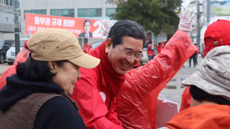 김학용 후보 안성 동부권 집중유세 현장 (사진=후보측)