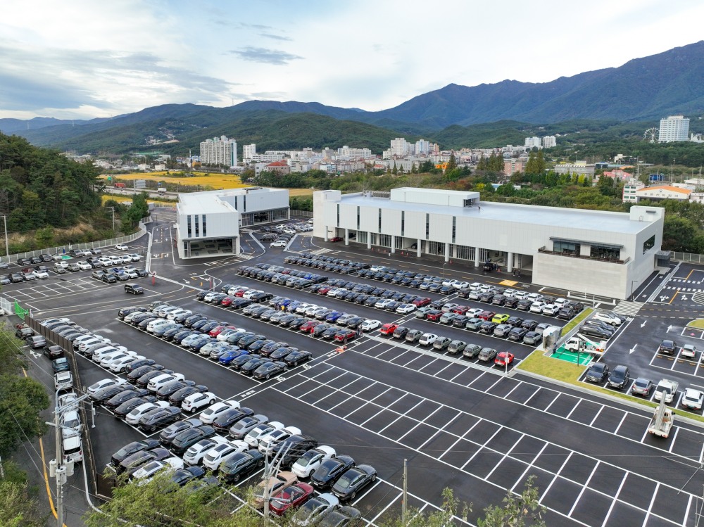 경남 양산 하북면에 있는 ‘현대 인증 중고차 상품화센터’.(사진=현대자동차)
