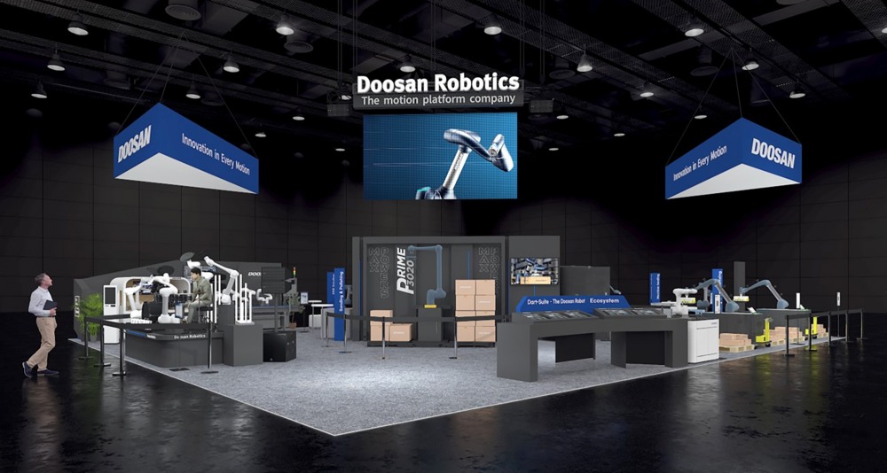 두산로보틱스, ‘P시리즈’ 미국 전시회에서 공개