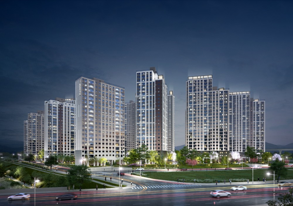 두산위브더제니스 센트럴시티 투시도.(사진=두산건설)