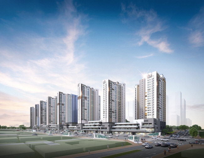 해링턴 스퀘어 신흥역 투시도.