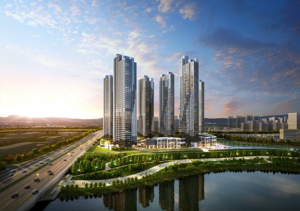 고양 장항 카이브 유보라 투시도.