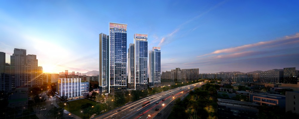 신반포12차아파트 재건축사업 투시도.(사진=롯데건설)