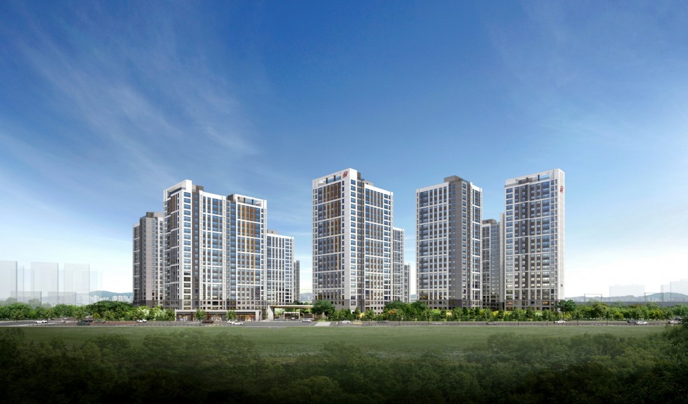 힐스테이트 오산더클래스 투시도.(사진=현대엔지니어링)