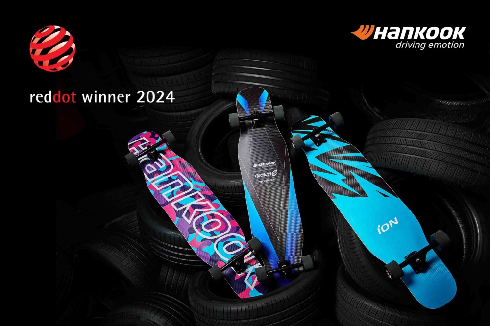 한국타이어, 업사이클 롱보드 ‘2024 레드닷 디자인 어워드’ 본상 수상