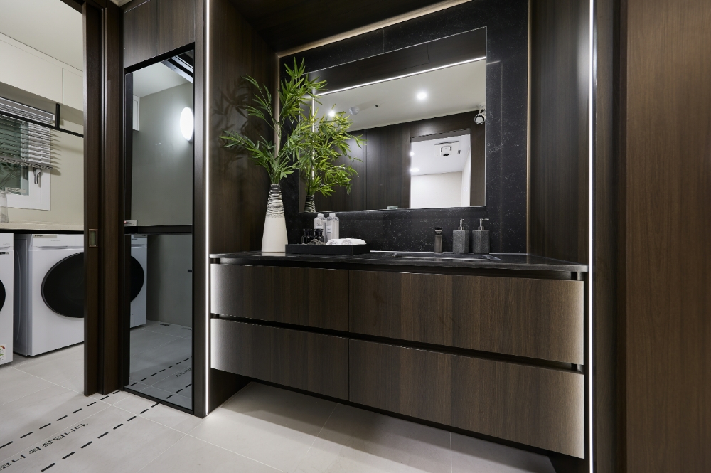 ‘고양 장항 카이브 유보라’ 전용 99㎡ 타입에 적용된 호텔식 공간순환형 구조.(사진=반도건설)