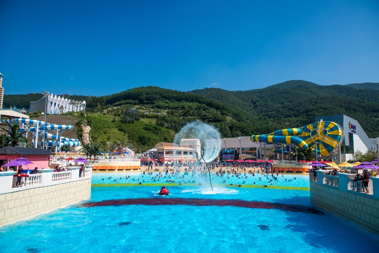 하이원워터월드, ‘1급 청정 계곡수’ 야외 파도풀 조기 오픈