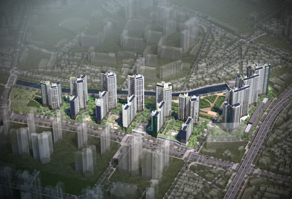 푸르지오 라디우스 파크 조감도.(사진=대우건설)