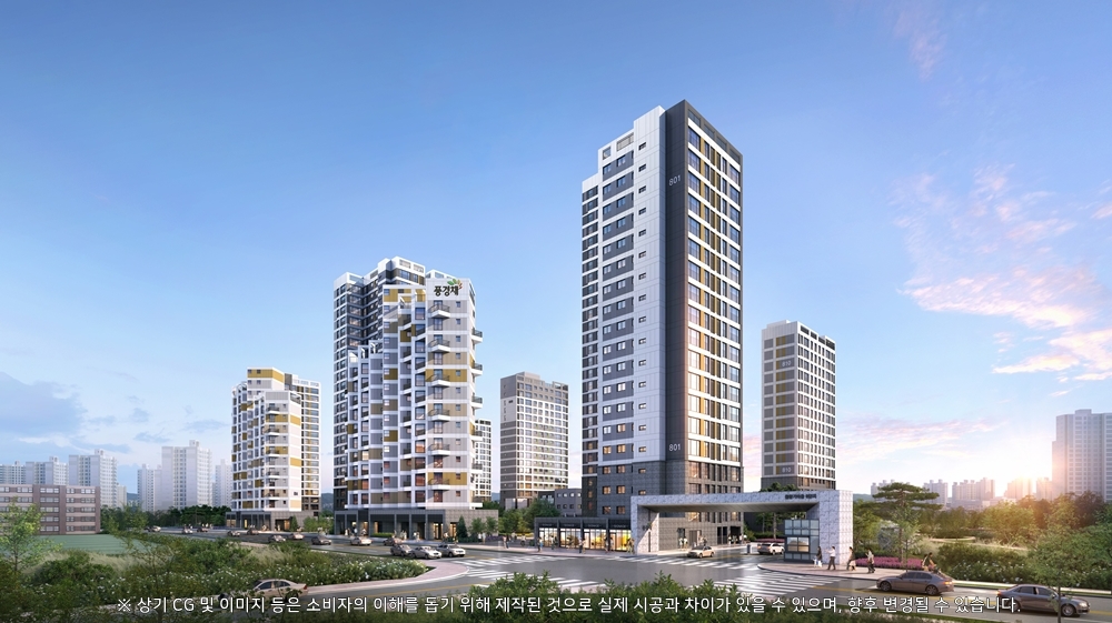 제일풍경채 운정 투시도.(사진=제일건설)