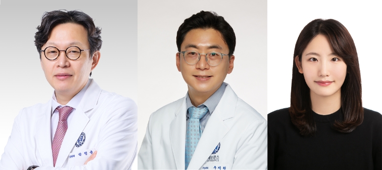 (좌측부터) 연세대 강남세브란스병원 신경외과 박정윤 교수, 연세의대 신경외과학교실 우지원 연구교수, 연세의대 의과학과 이미래 박사과정(신경과학). 사진=강남세브란스