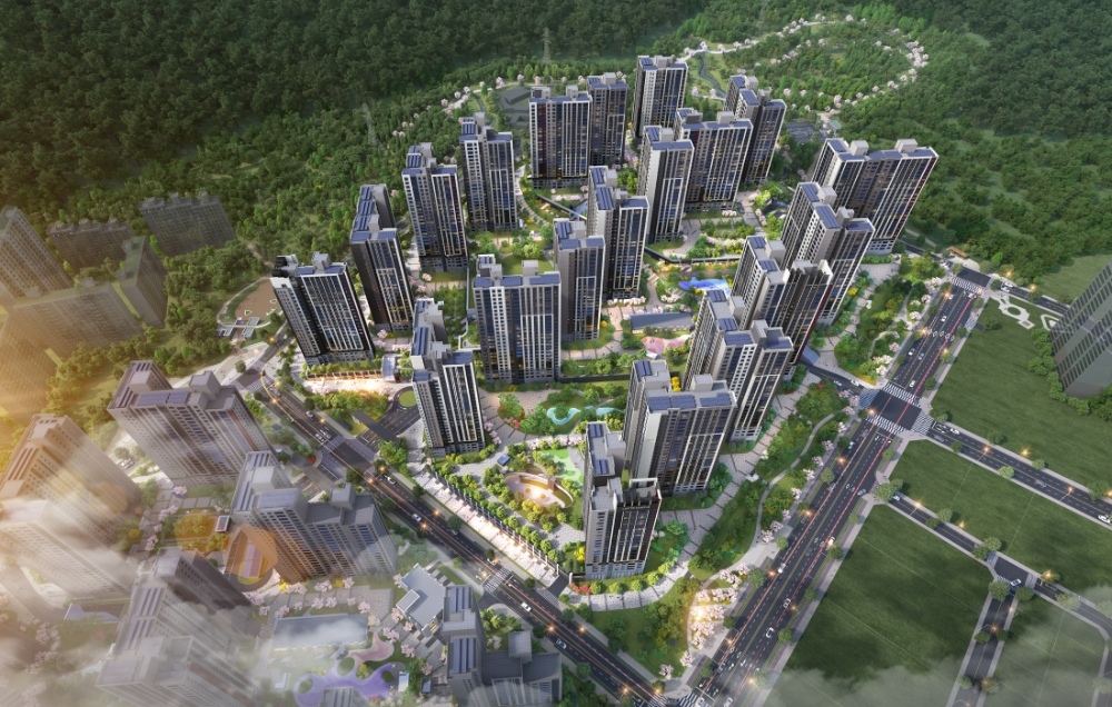 계양 롯데캐슬 파크시티 1단지 조감도.(사진=롯데건설)