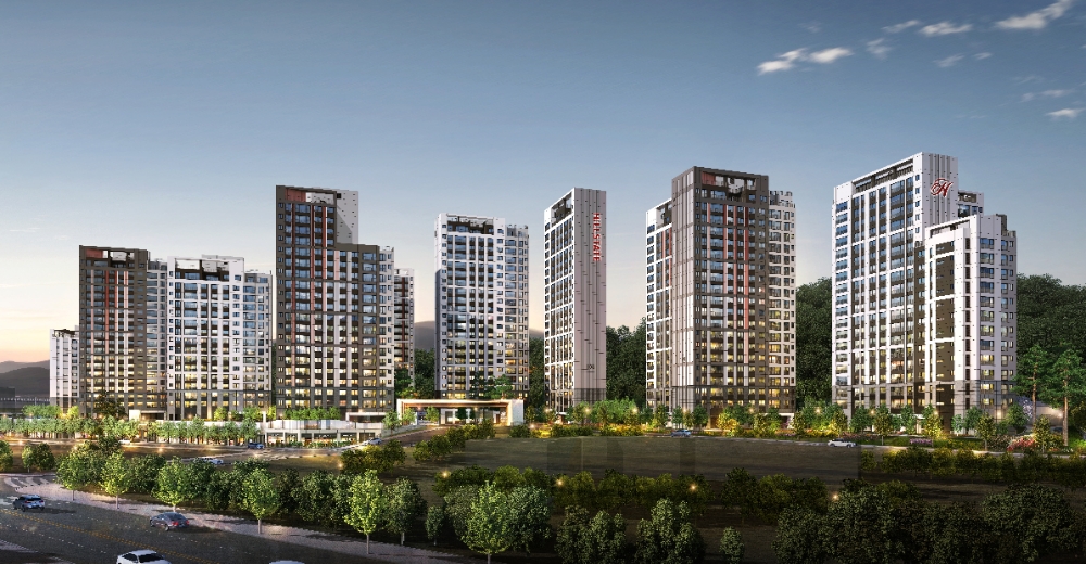 힐스테이트 광주곤지암역 투시도.(사진=현대엔지니어링)