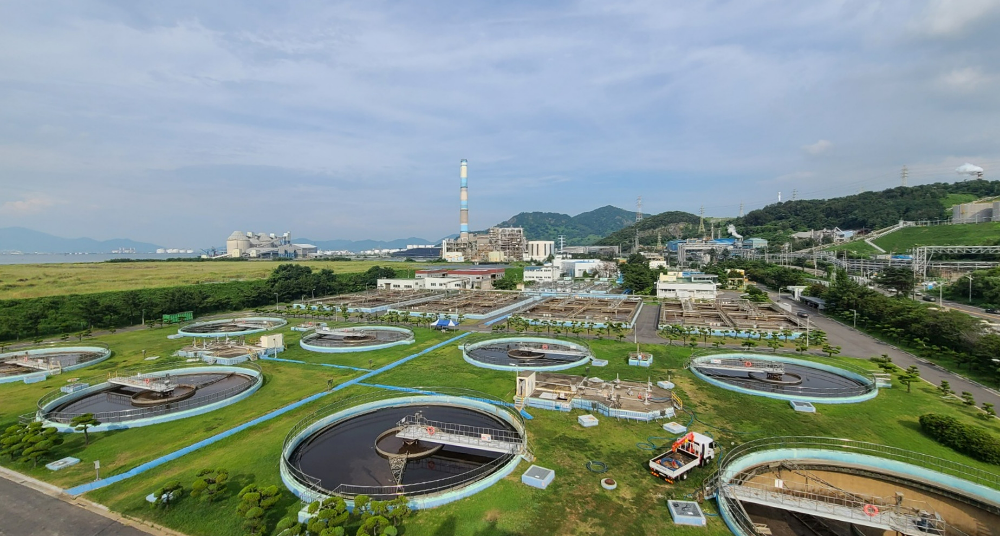 SK에코플랜트의 AI 솔루션을 적용해 운영 중인 수처리시설 전경.(사진=SK에코플랜트)