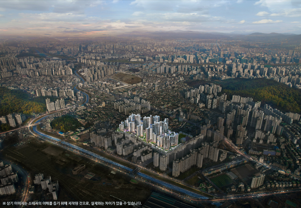 광명 롯데캐슬 시그니처 조감도.