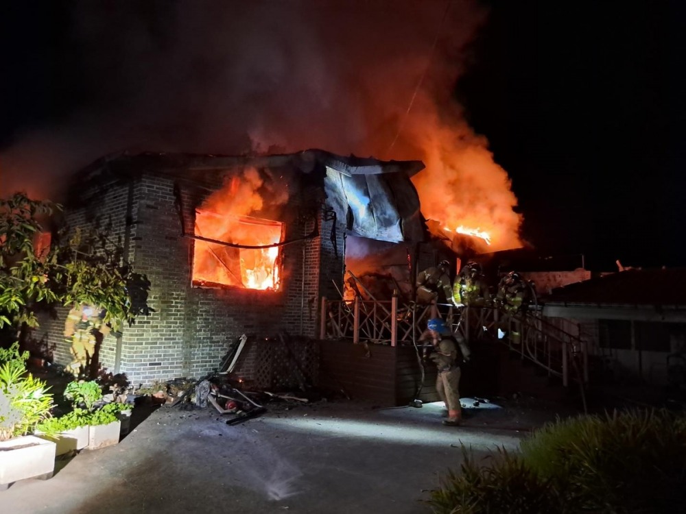 구례 시골 주택서 새벽시간 화재로 노부부 사망