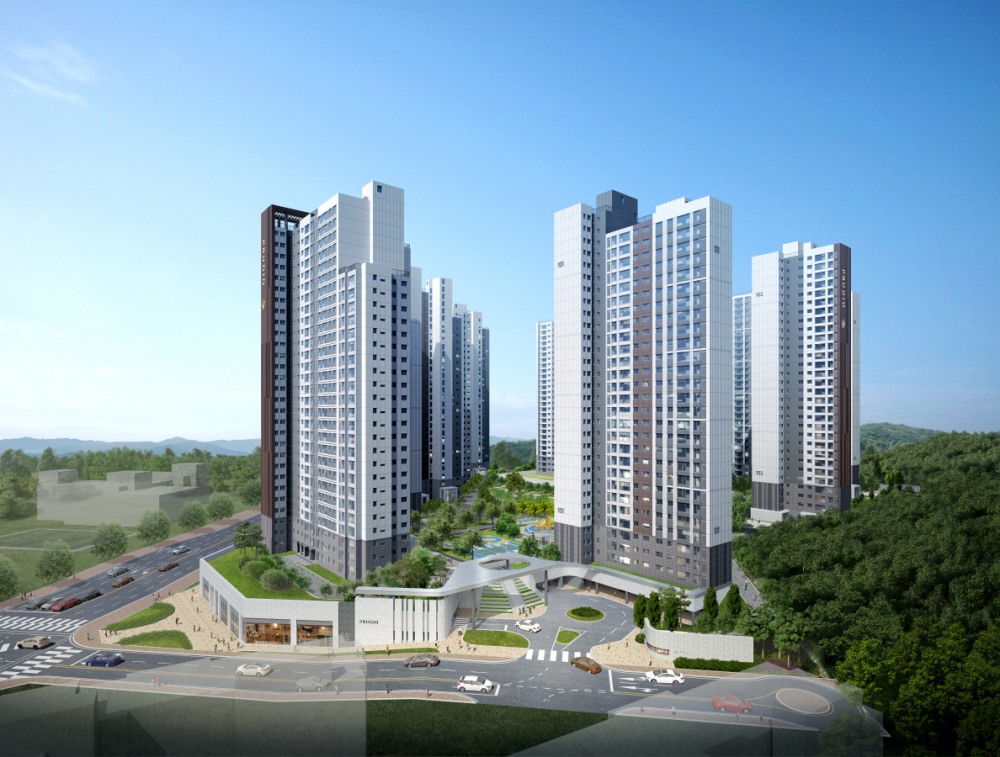 양주역 푸르지오 센터파크 투시도.(사진=대우건설)