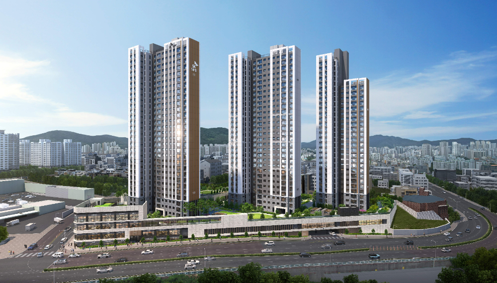 센텀 파크 SK뷰 투시도.(사진=SK에코플랜트)