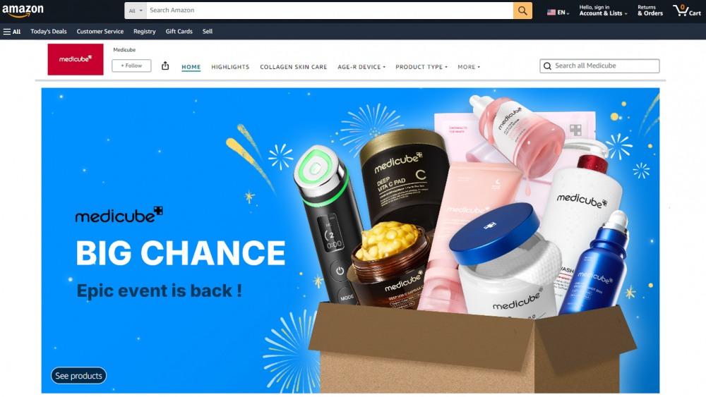 에이피알, 아마존 프라임 빅딜 데이 70억 매출 기록