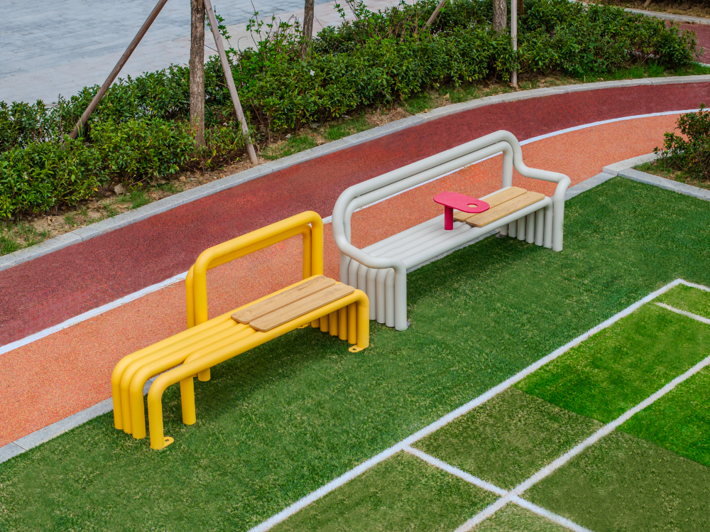 펀디자인 벤치.(사진=현대건설)