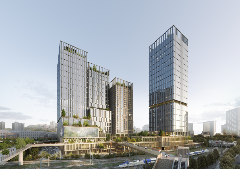 서울역북부역세권 복합개발사업 조감도.(사진=한화 건설부문)