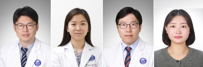 분당차병원 암센터 전홍재ㆍ황소현ㆍ김찬 교수, 차 의과학대학교 우선정 석사. 사진=차병원