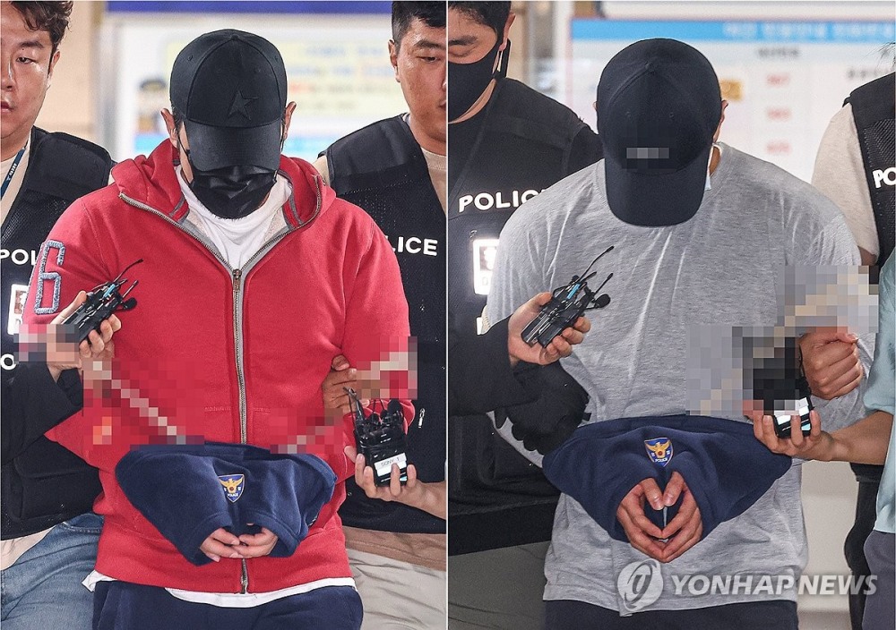 용산 경찰관 추락사 마약 모임 피의자 2명 검찰 송치.(사진=연합뉴스)