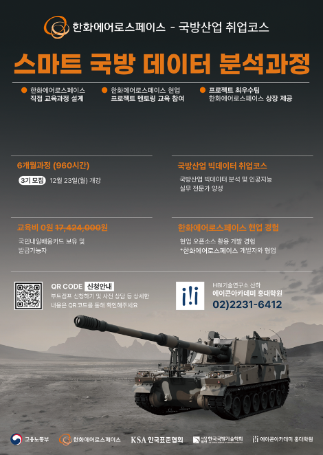 한국표준협회, 한화에어로스페이스 선도 ‘스마트 국방 데이터 분석 교육과정’ 개최