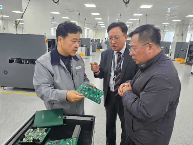 KOTRA 강경성 사장, 경기도 소재 반도체 검사장비 기업 방문해 수출 현안 논의