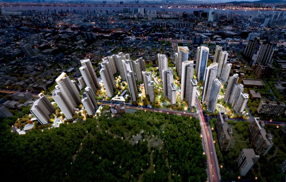 삼익맨숀아파트 재건축사업 조감도.(사진=대우건설)