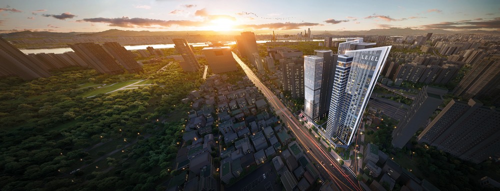 신용산역북측1구역 재개발 조감도.(사진=롯데건설)