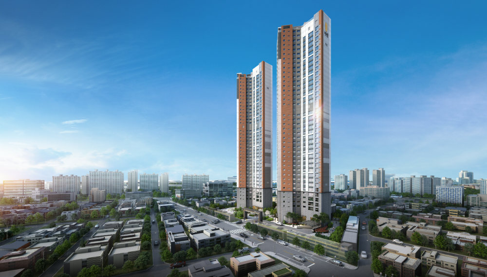 용현 우방 아이유쉘 센트럴마린 투시도.(사진=대한토지신탁)