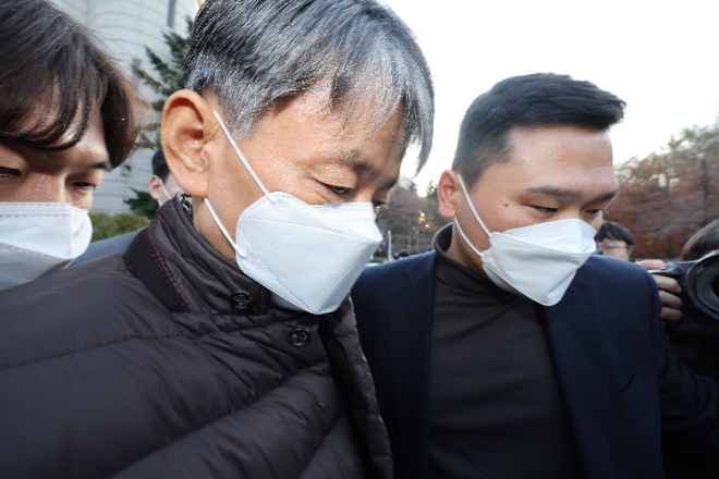 법원 떠나는 조지호 경찰청장.(사진=연합뉴스)