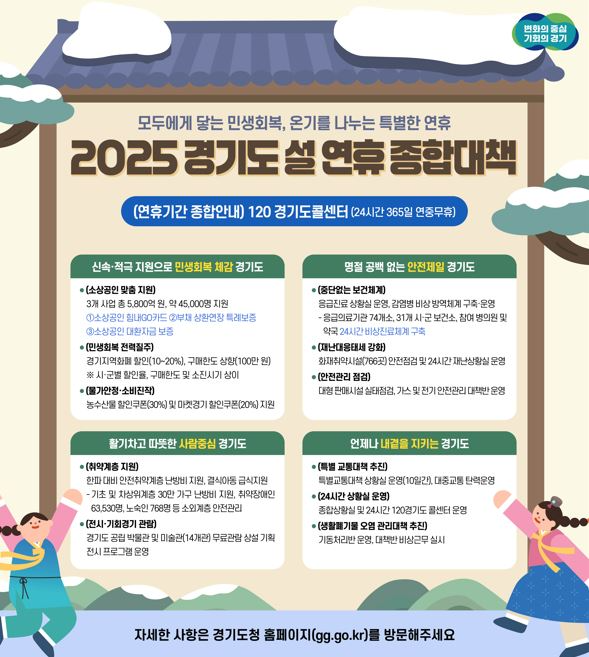 설연휴 종합대책 홍보물