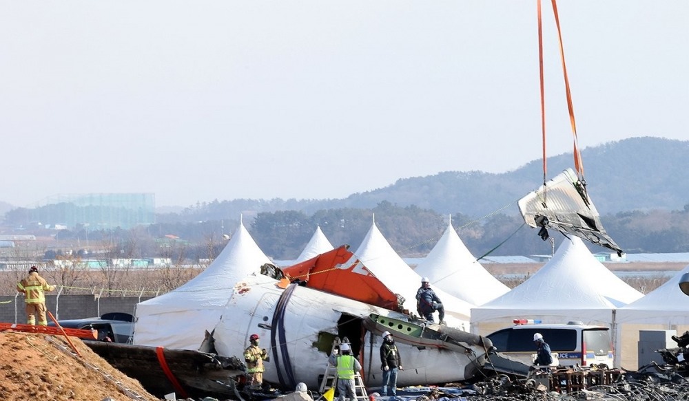 제주항공 사고 항공기 잔해 철거(사진=연합뉴스)