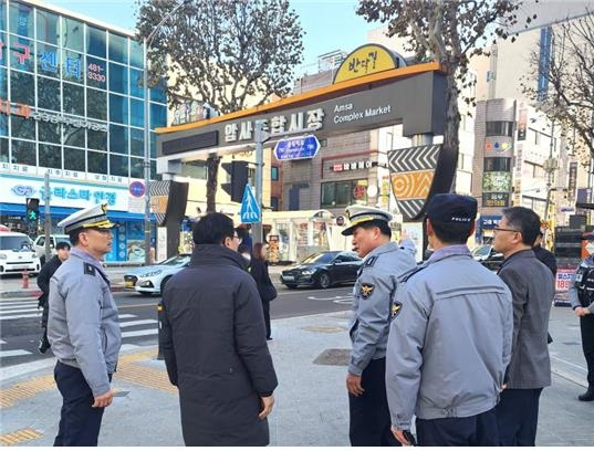 서울시 자치경찰위원회, 전통시장 현장 점검(사진=연합뉴스)