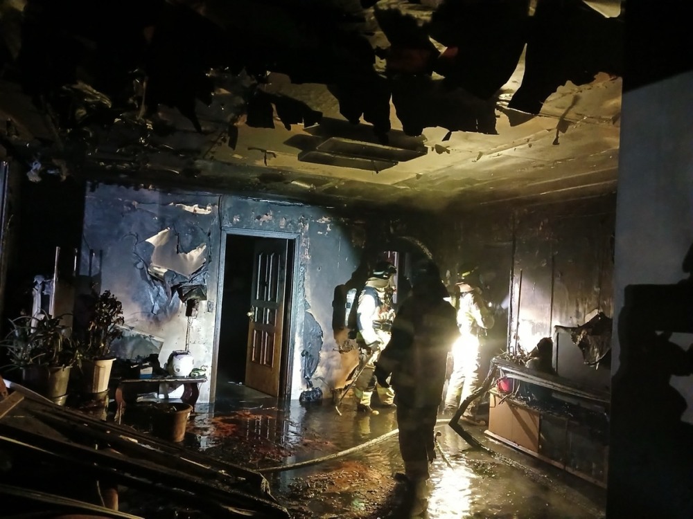 여주 화재 현장(사진=연합뉴스)