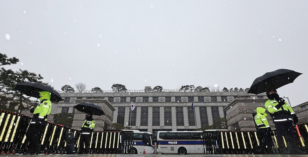 대통령 탄핵심판 변론이 진행 중인 헌재(사진=연합뉴스)
