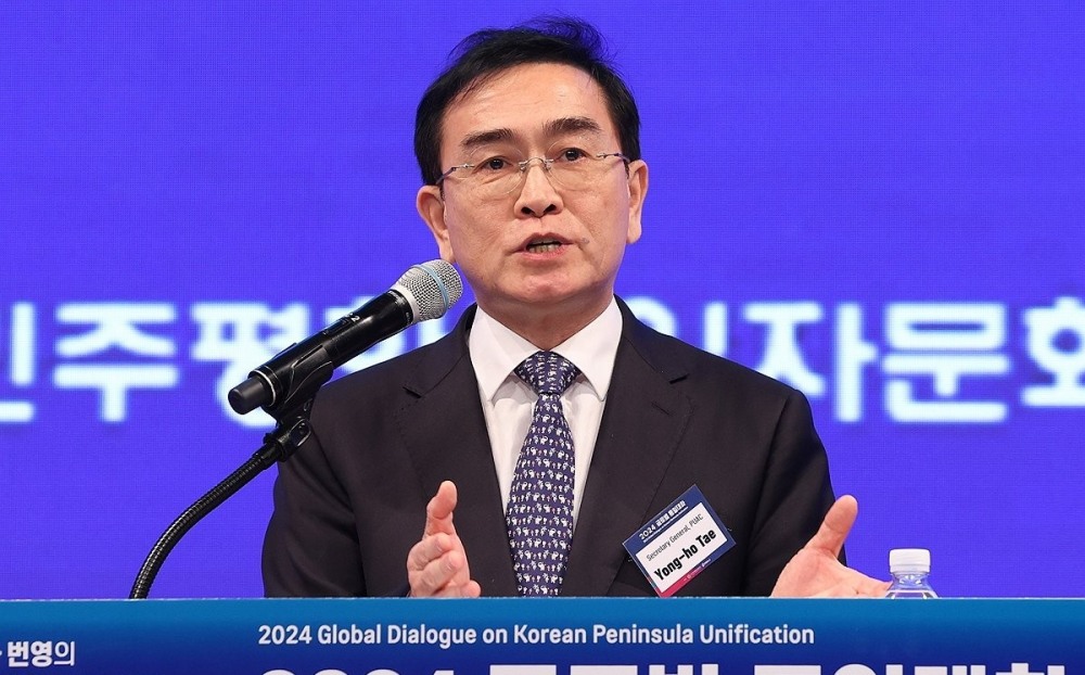 태영호 민주평화통일자문회의 사무처장(사진=연합뉴스)